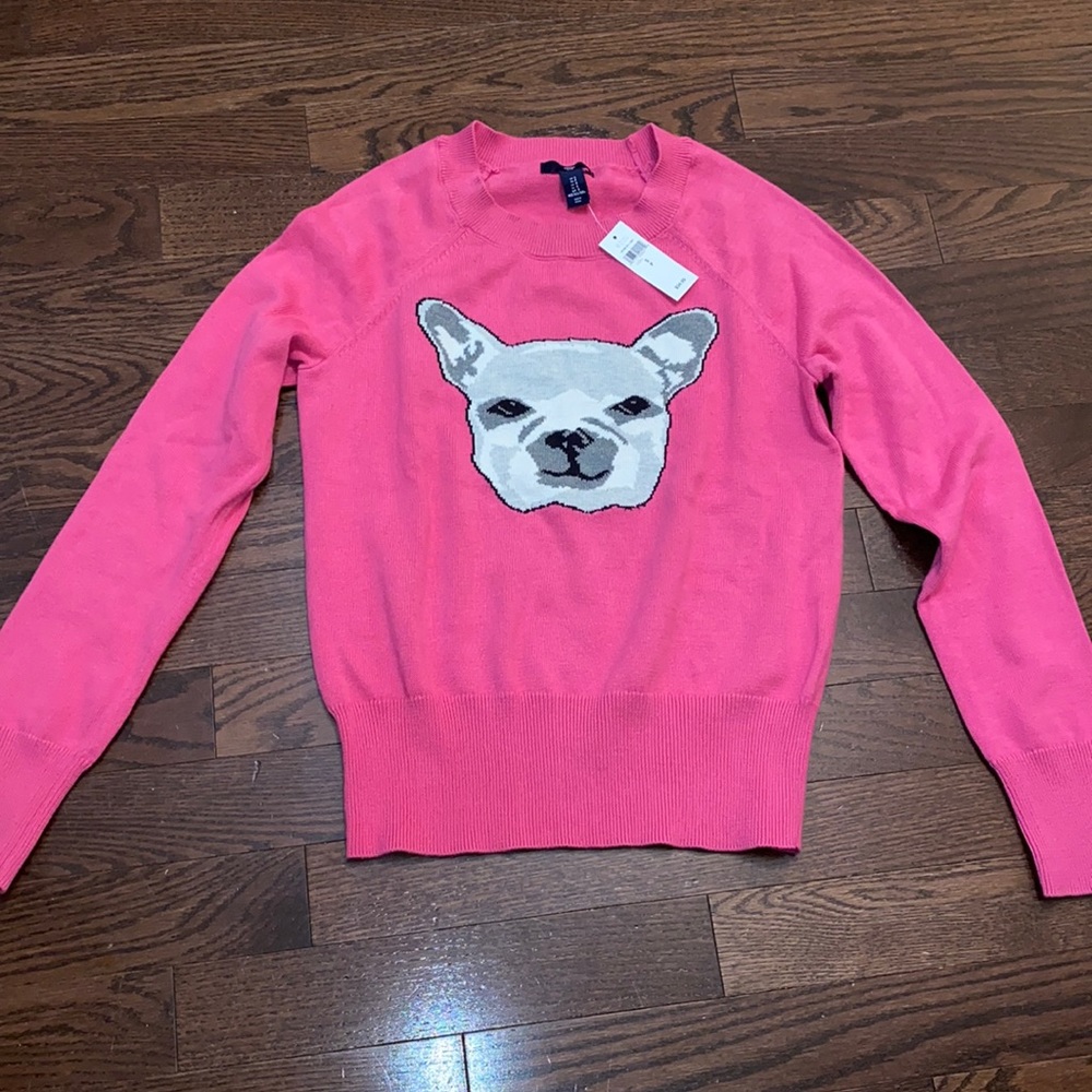 NWT GAP sweater with dog